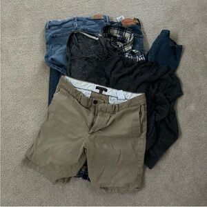 Levi's & Banana Republic Scrap Bundle Grab Bag DIY Project Mending Zero Waste